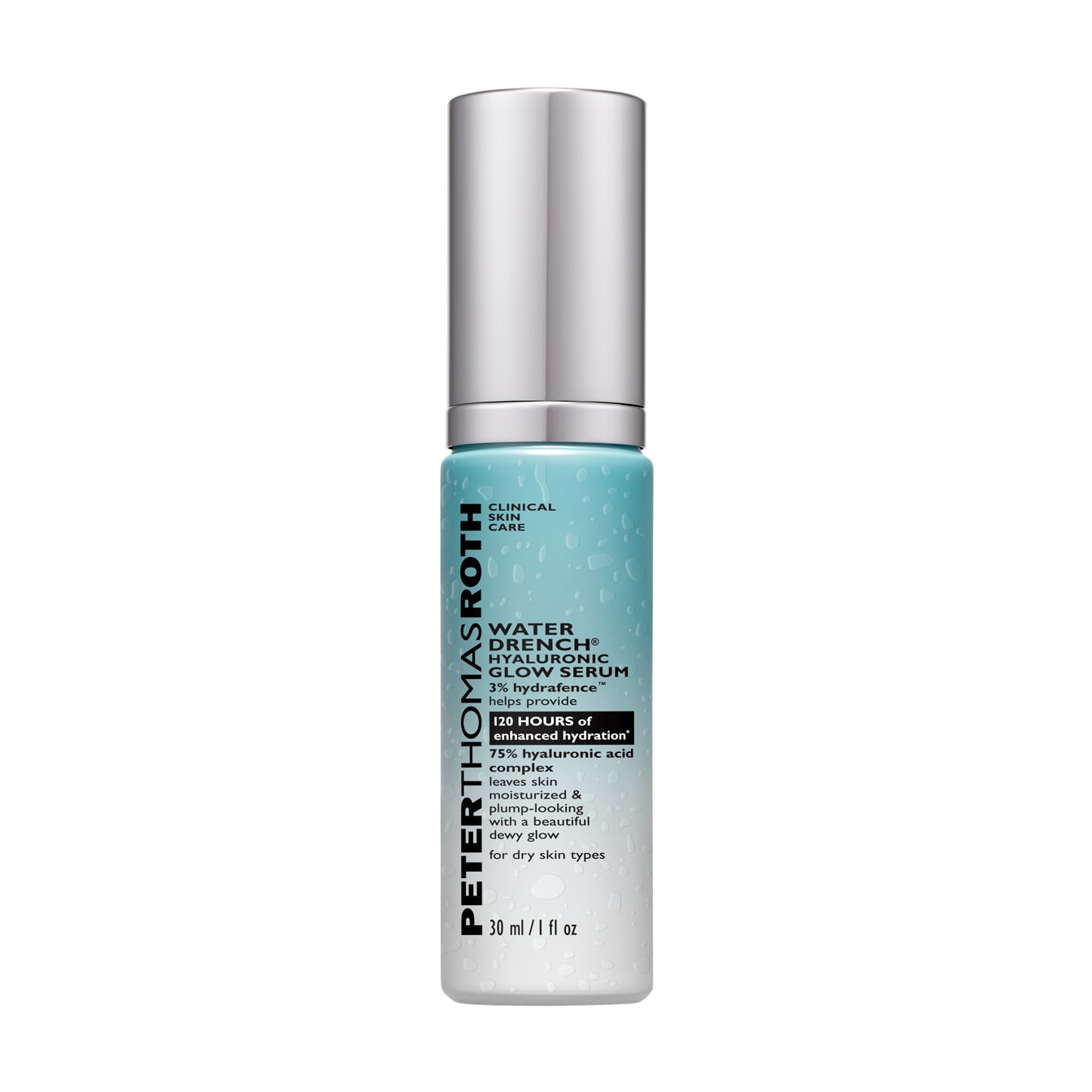Сироватка для обличчя Peter Thomas Roth Water Drench Hyaluronic Glow Serum для сяяння шкіри, з гіалуроновою кислотою, 30 мл